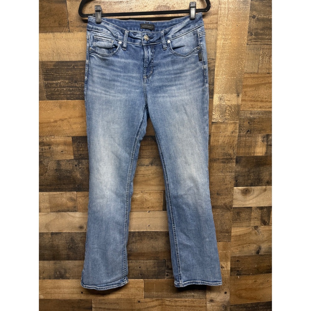Silver Jeans Co Suki Slim Boot Medium Wash Denim Jeans W31 L30 L93616EDB371